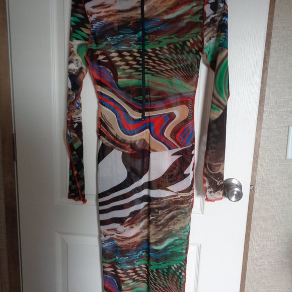 Good Time USA Sheer Dress SZ 4 NWOT - Picture 2 of 2